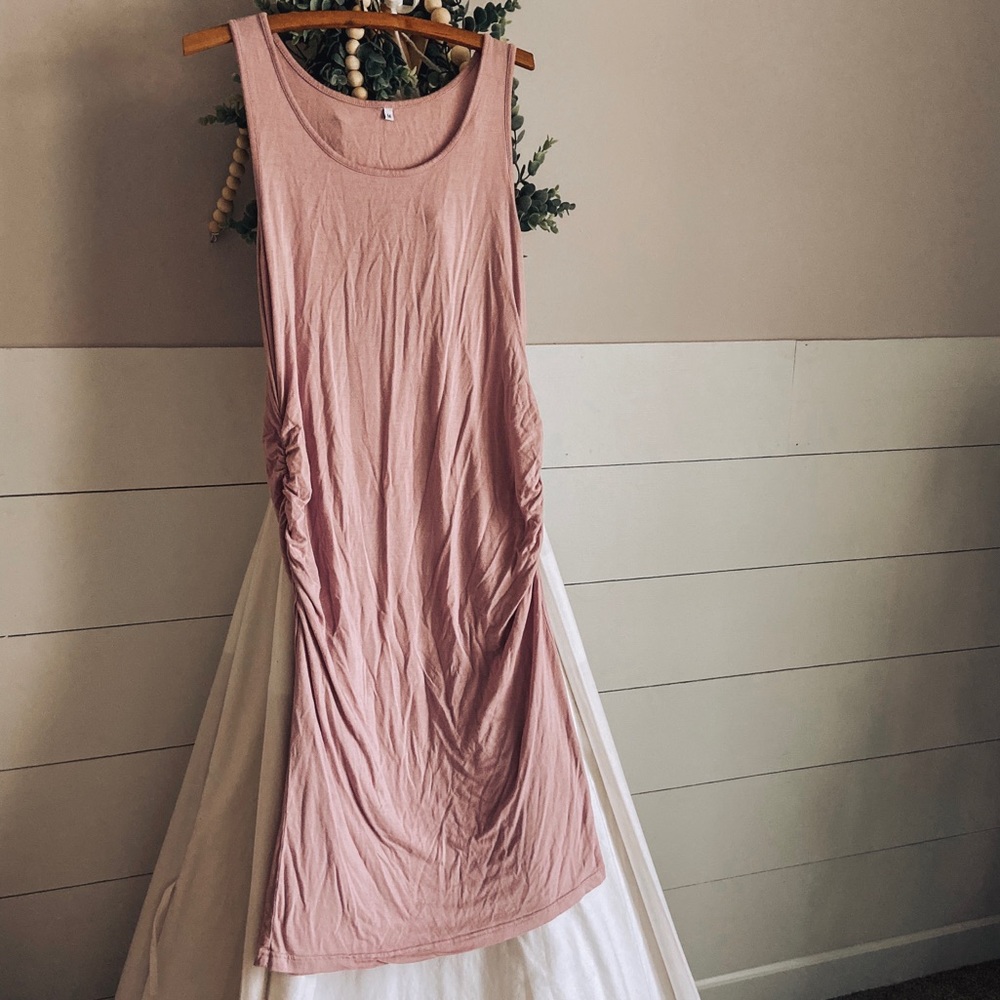 Maternity Midi Tank Dress
